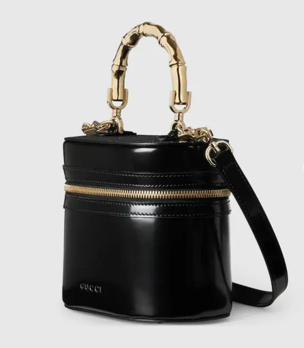 7284 - Gucci Mini Vanity Bag with bamboo handle - NWT