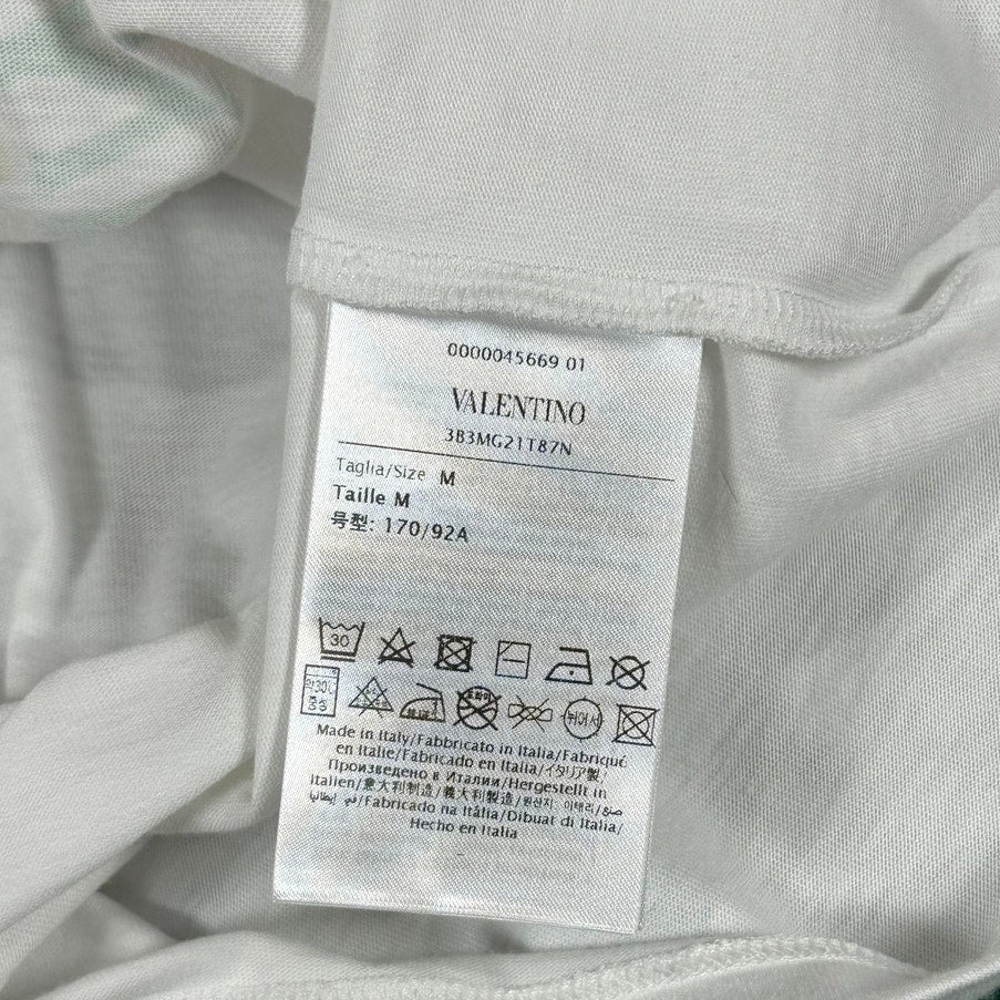 Valentino Loop Jersey T-Shirt Size M Made in Italy NWT