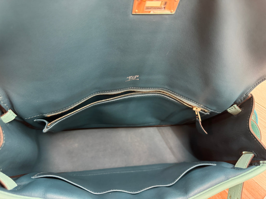 7007 - Hermes Berline 28 in Bleu Atoll