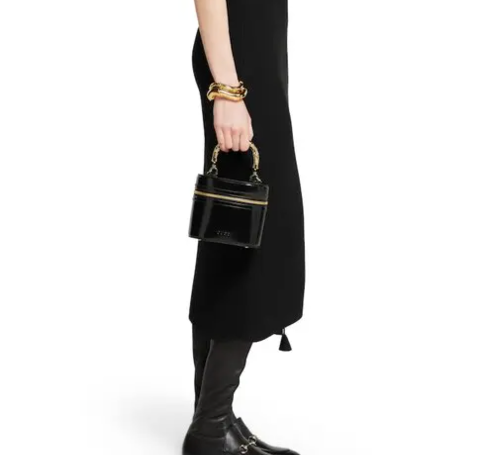 7284 - Gucci Mini Vanity Bag with bamboo handle - NWT