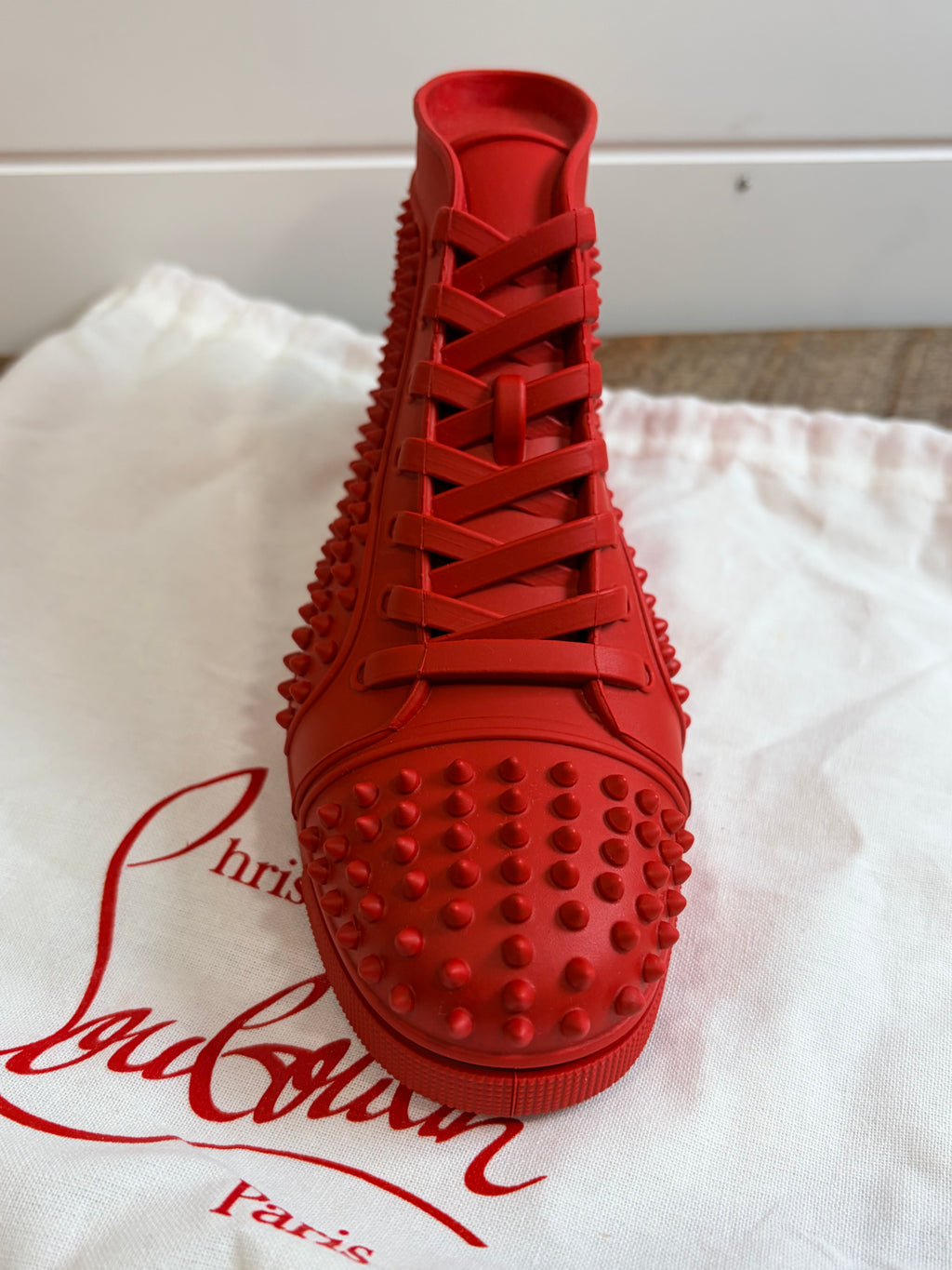 6467 - Christian Louboutin Loubitoy Louis Gomme Squeaky Dog Toy - New in Box