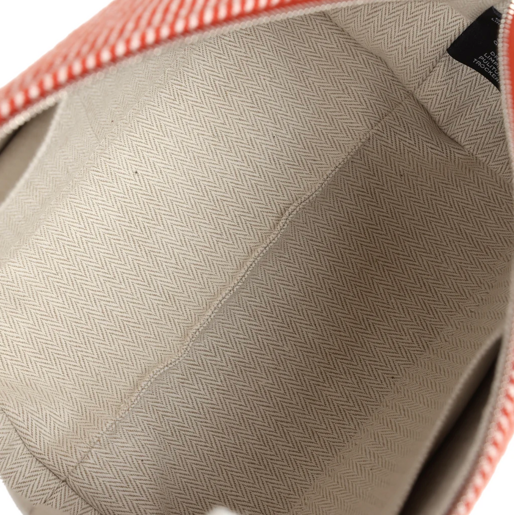 4680 - Hermes Bride-a-Brac PM Tomette Natte Canvas Palladium Hardware