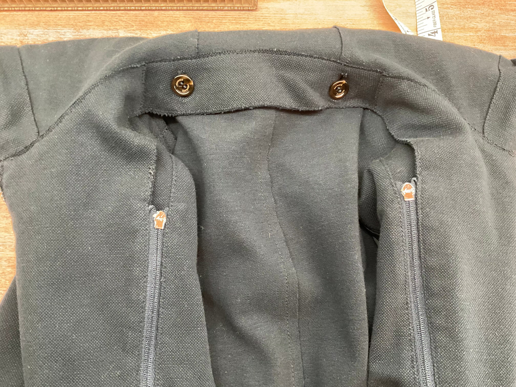Eleventy Cotton Blend Knit Blazer with Removable Hood - Navy Blue - XS/S