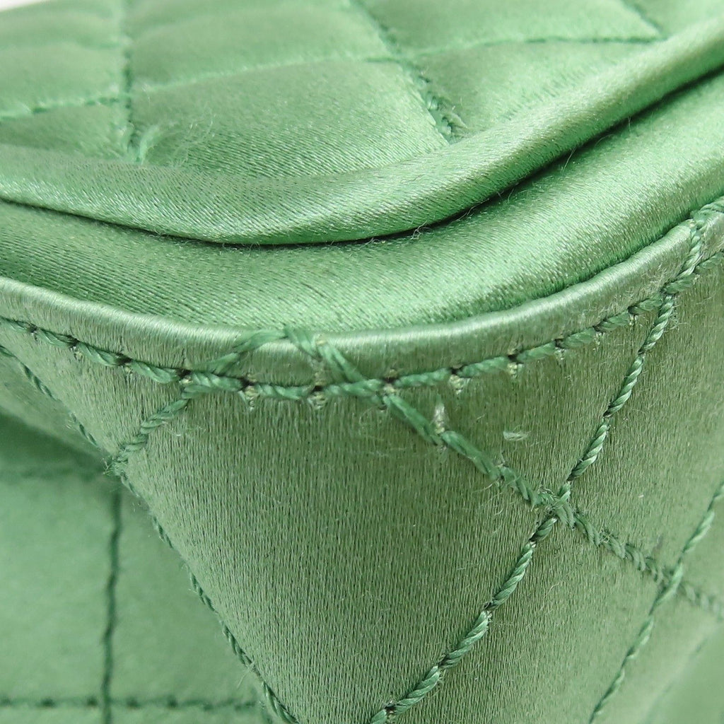 6936 - Chanel Quilted Satin 2.55 Reissue Flap Green