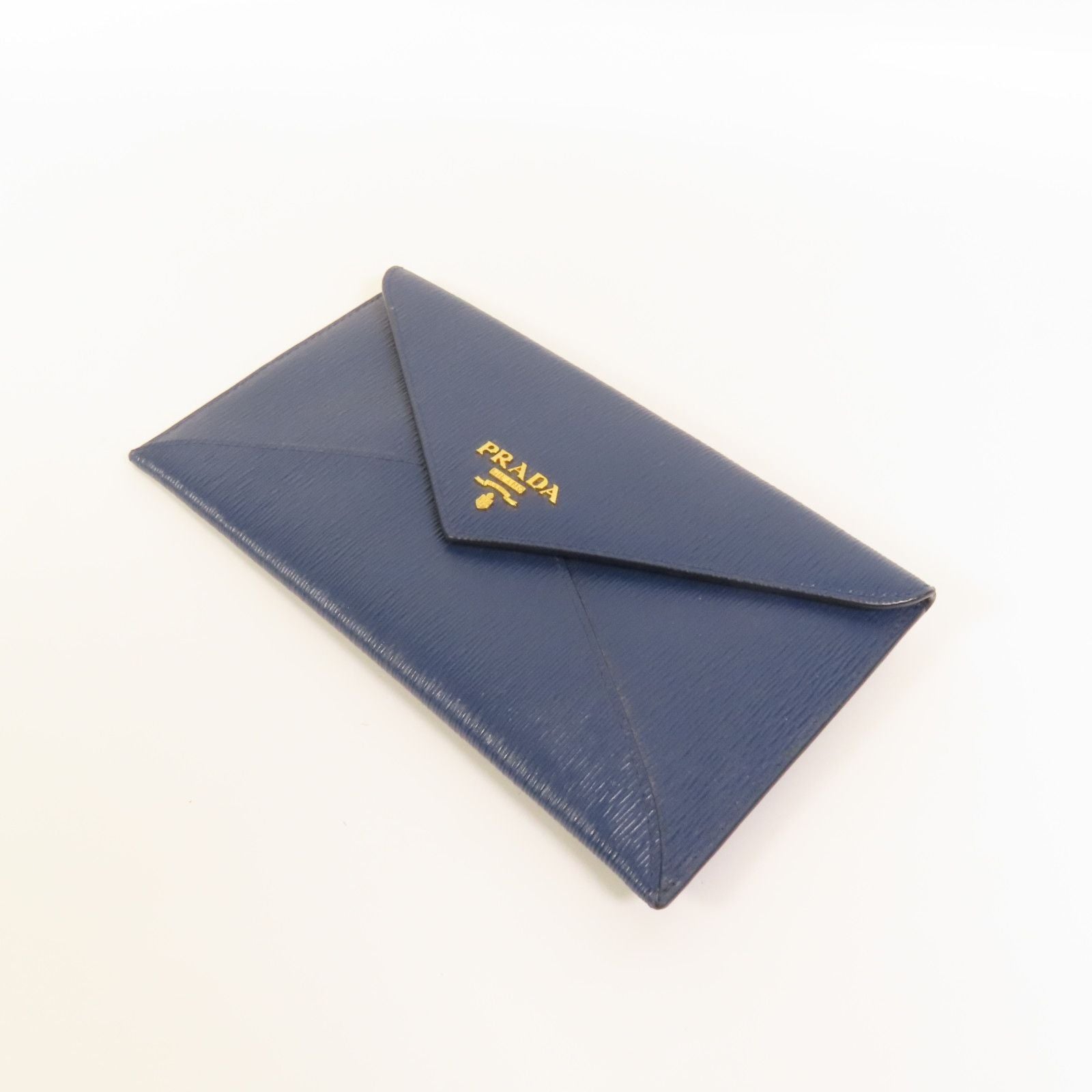 6941 - Prada Envelope Wallet Clutch Blue
