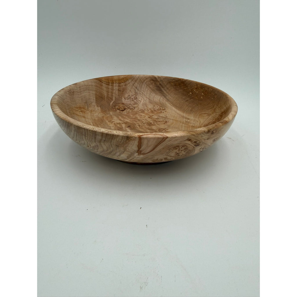 Rare Figured Maple Burl Bowl