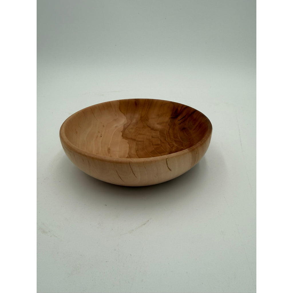 Hand Turned Apple Wood Bowl 5.5 x 1.5 Inches, food safe finish, handmade woodturning, decorative or functional, small serving dish