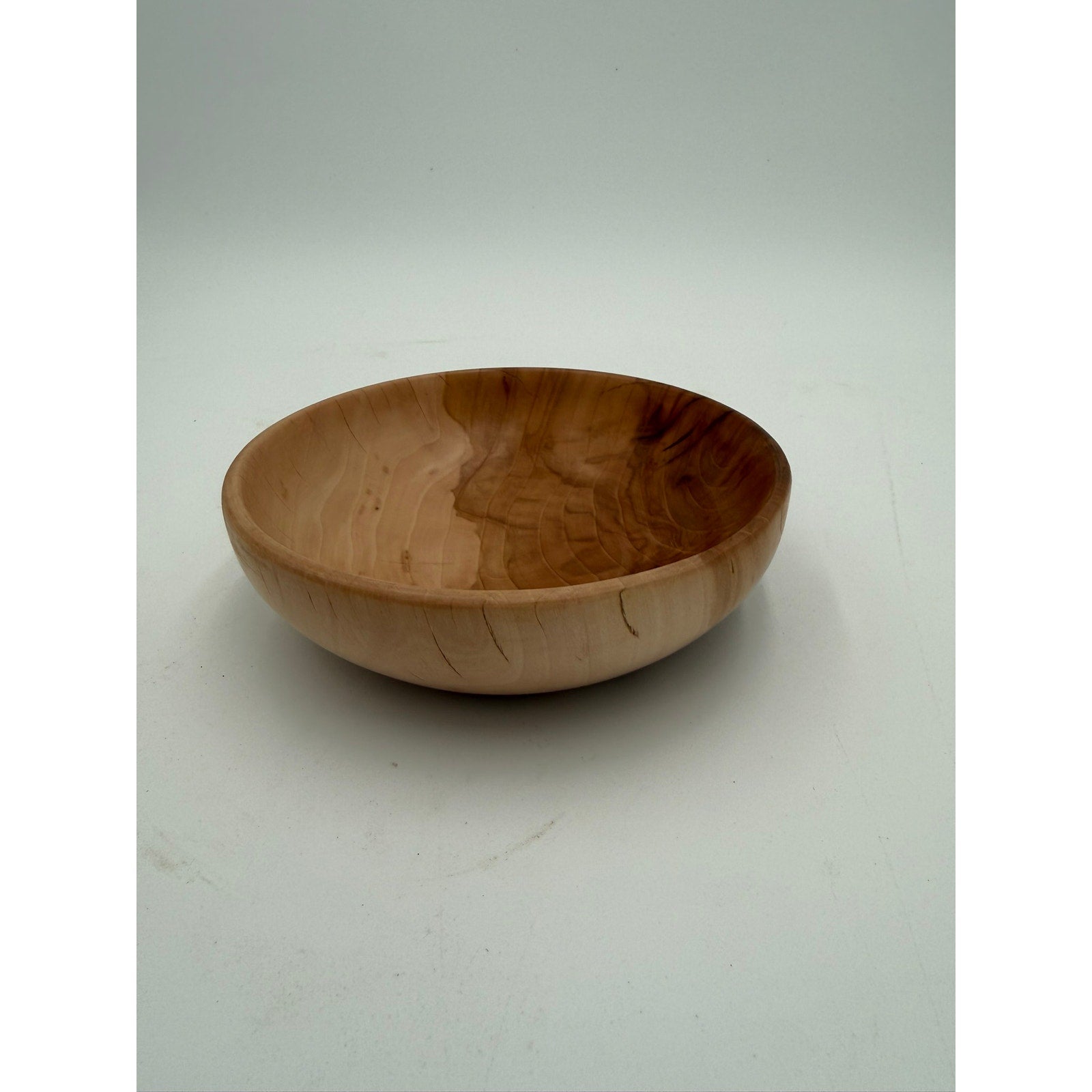 Hand Turned Apple Wood Bowl 5.5 x 1.5 Inches, food safe finish, handmade woodturning, decorative or functional, small serving dish