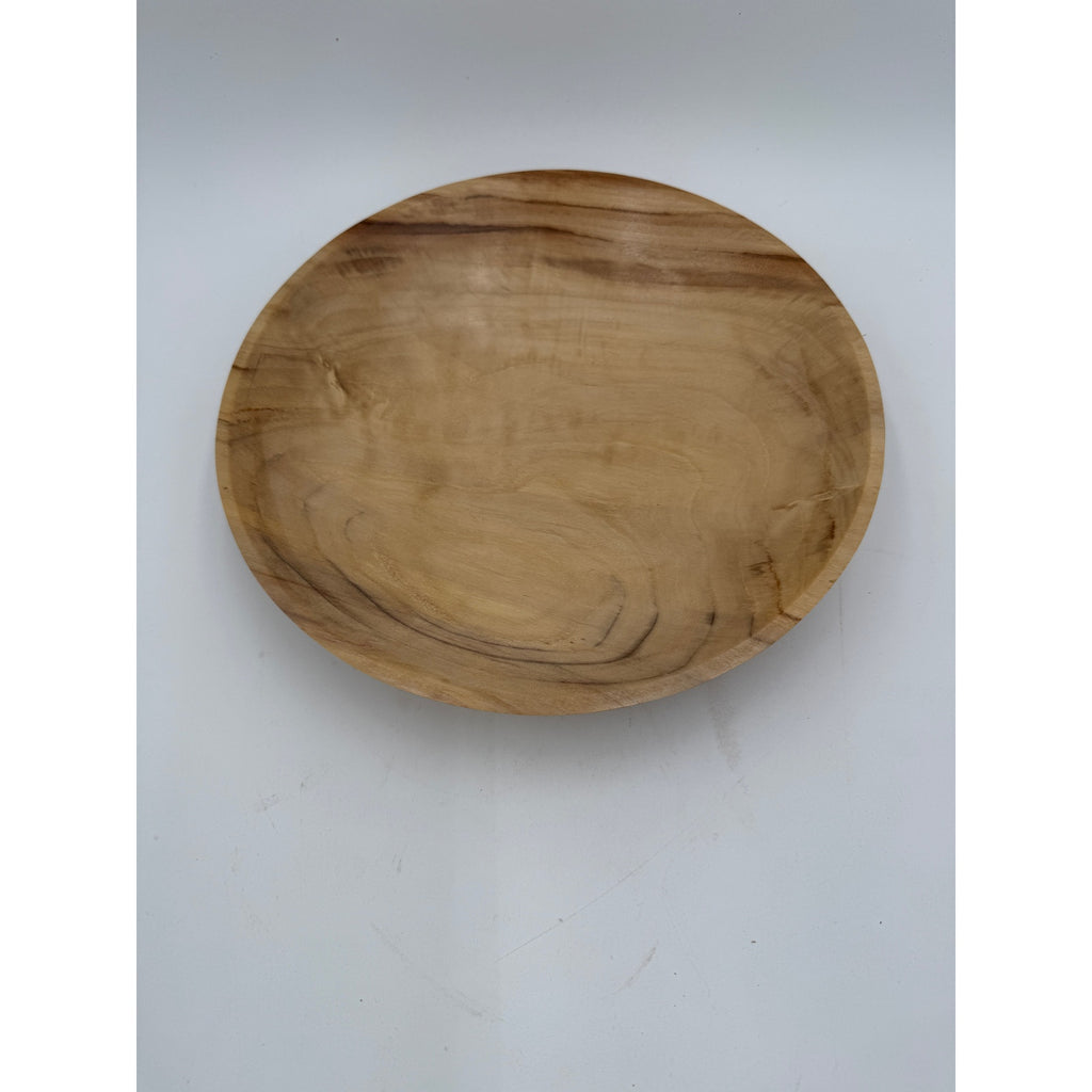 Cottonwood Burl Hand Turned Serving Bowl, 11.25 x 2 in, artisanal wood decor, functional centerpiece, durable finish