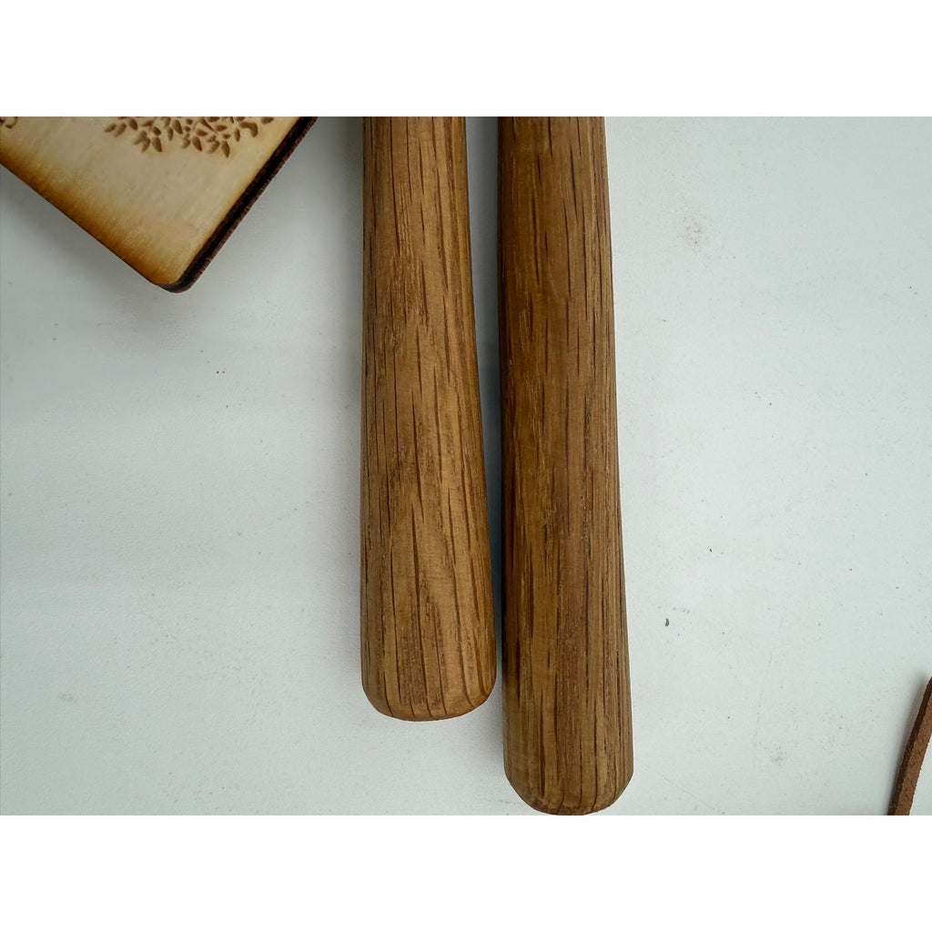 Hand Turned Sweet Corn Holders with Wood Handles, stainless steel prongs, hardwood options, durable kitchen tool, gift boxed