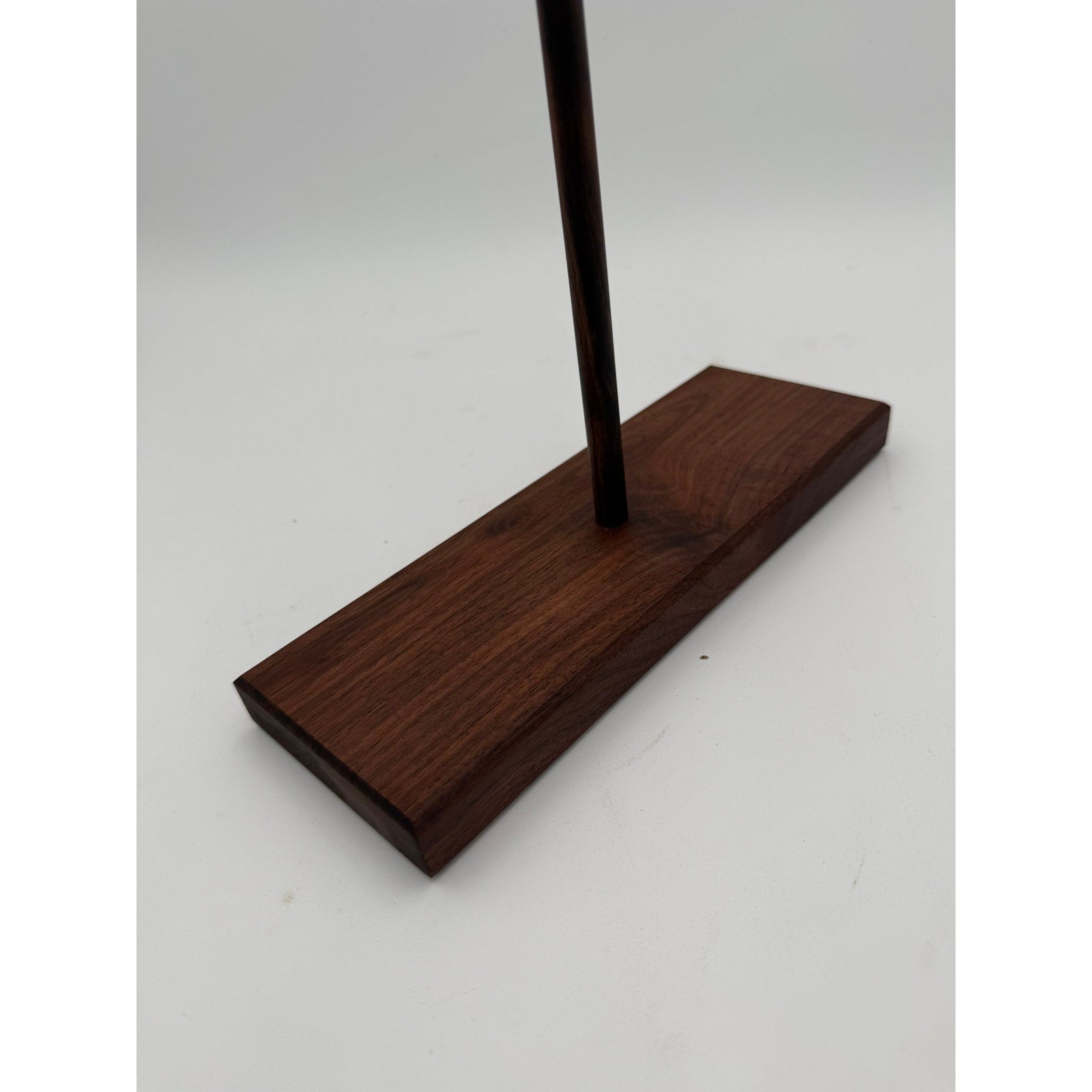 Walnut Necklace Holder Stand for Jewelry Storage, handmade wood organizer, tangle-free display, vanity dresser decor