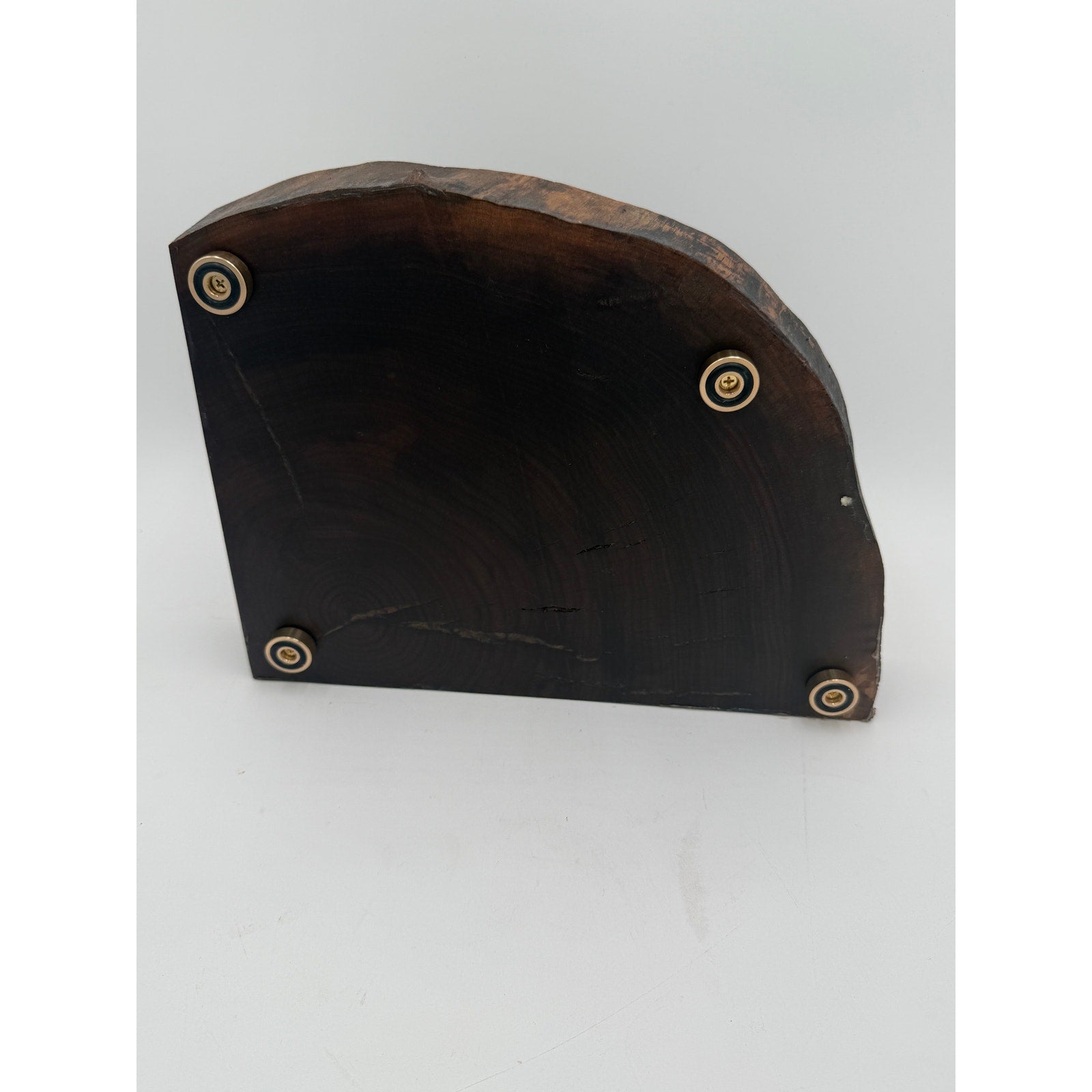 Thick Live Edge Walnut Cutting Board, end grain, 13.5 x 10.5 x 2.5, hand crafted, beautiful grain, serving display