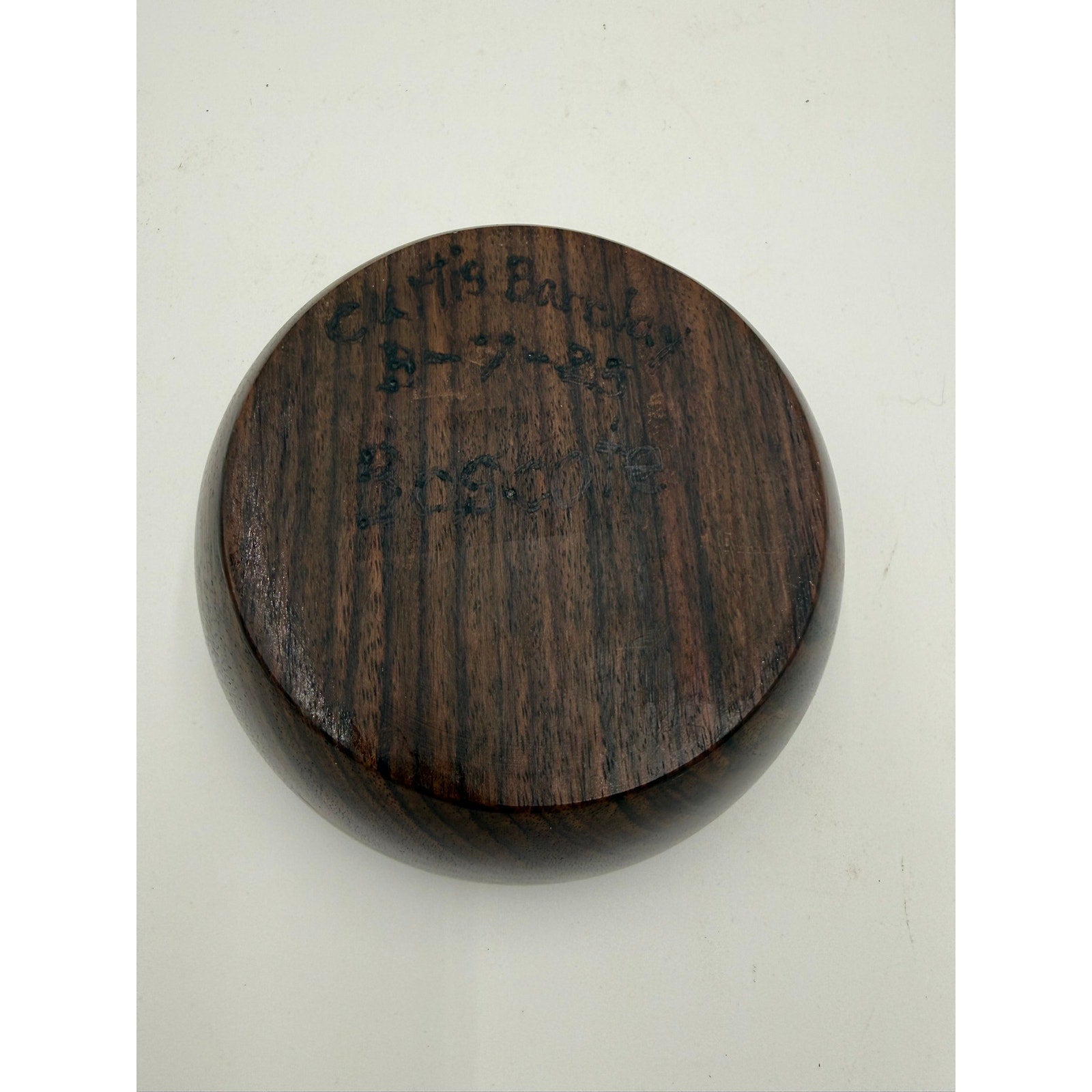 Hand Turned Bocote Wood Bowl 5.5 x 1.75 inches, exotic hardwood, handmade, food safe finish, decorative dish, small salad or snack
