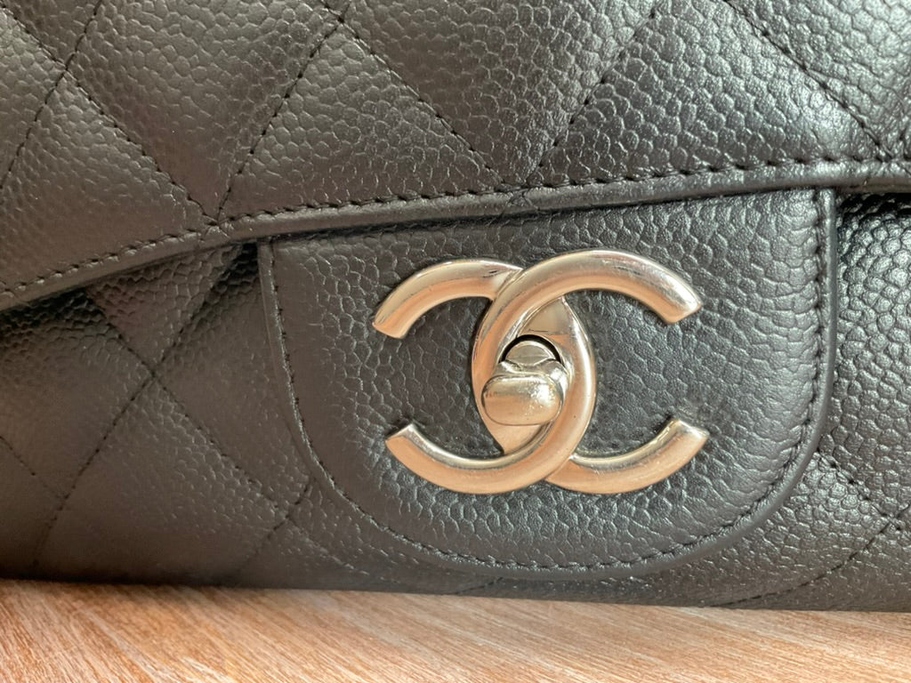 Chanel Classic Double Flap Maxi - Black Caviar - 15 Series (2011)
