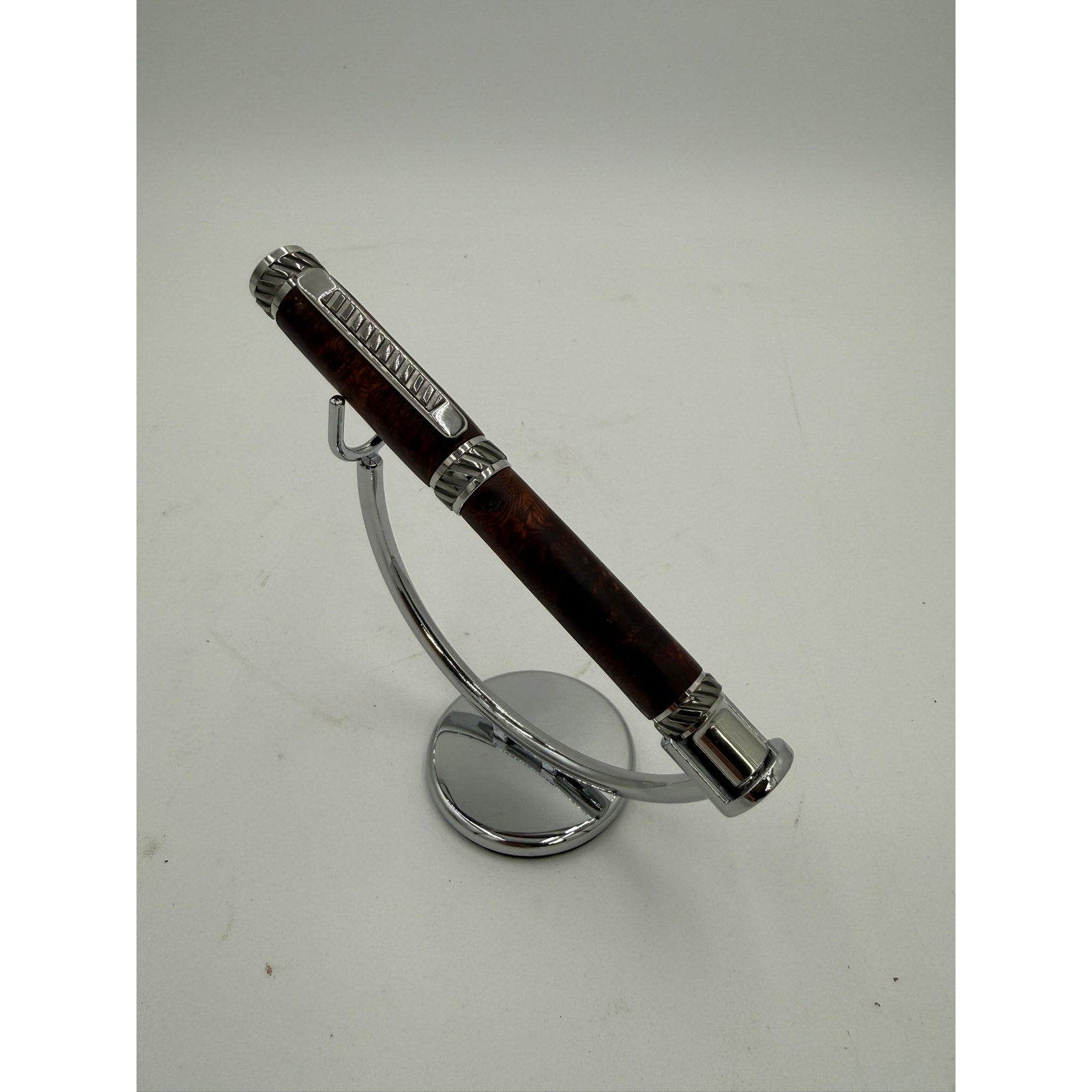 Honduran Rosewood Burl Rollerball Pen, Unique Handmade Pen