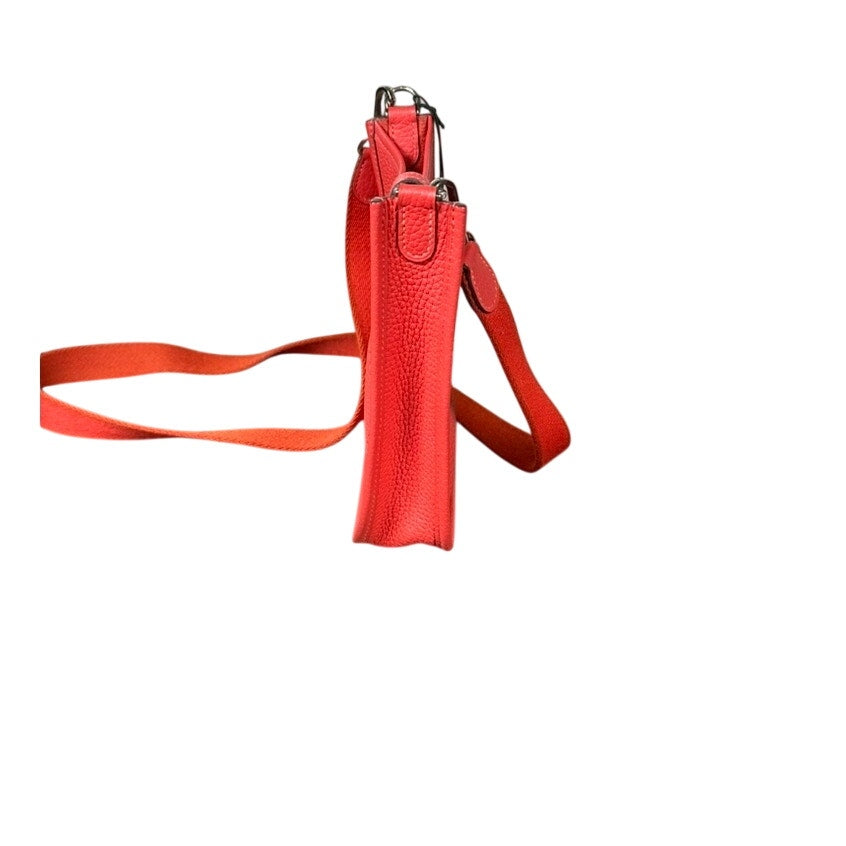 Hermès Evelyne TPM Pumpkin Orange Palladium Hardware Excellent