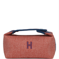 4680 - Hermes Bride-a-Brac PM Tomette Natte Canvas Palladium Hardware