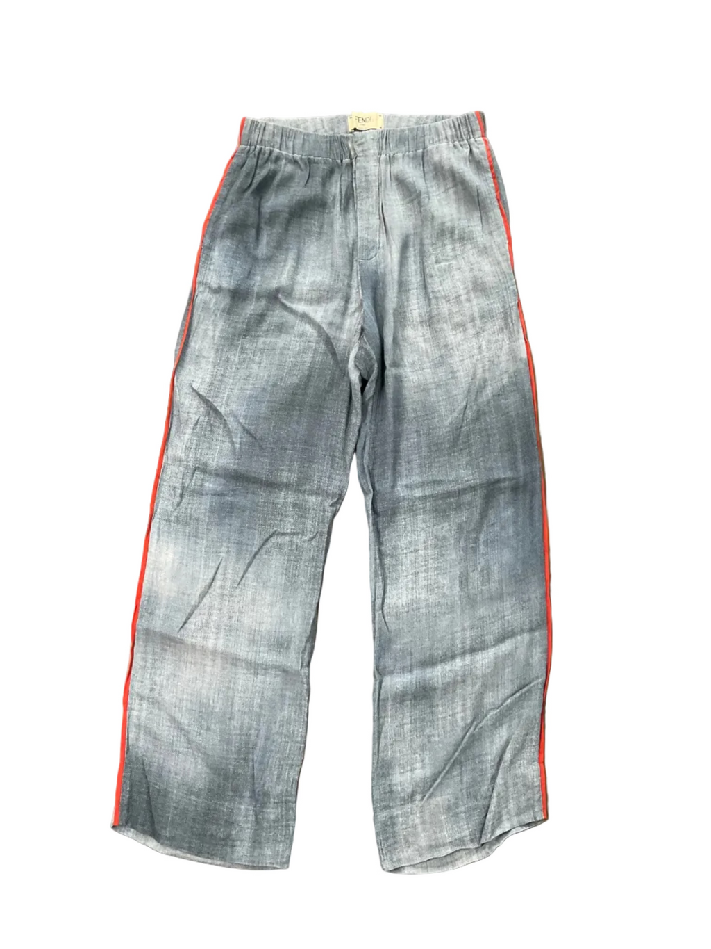 Fendi Viscose Relaxed Fit Pants - Size 42 IT