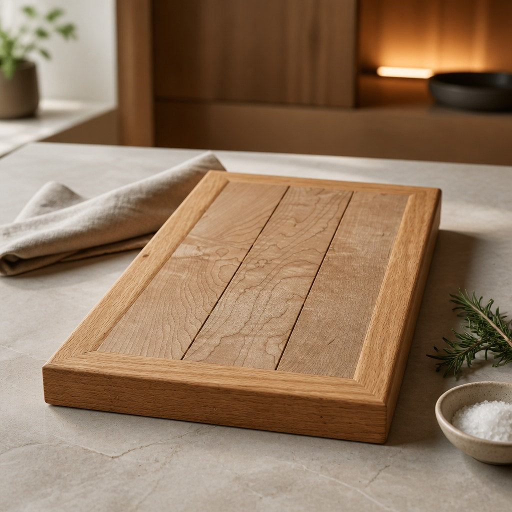 Maple Charcuterie and Cutting Board from Rink, reclaimed Shenandoah Iowa wood, hand crafted, 12.5x8.25x1.5