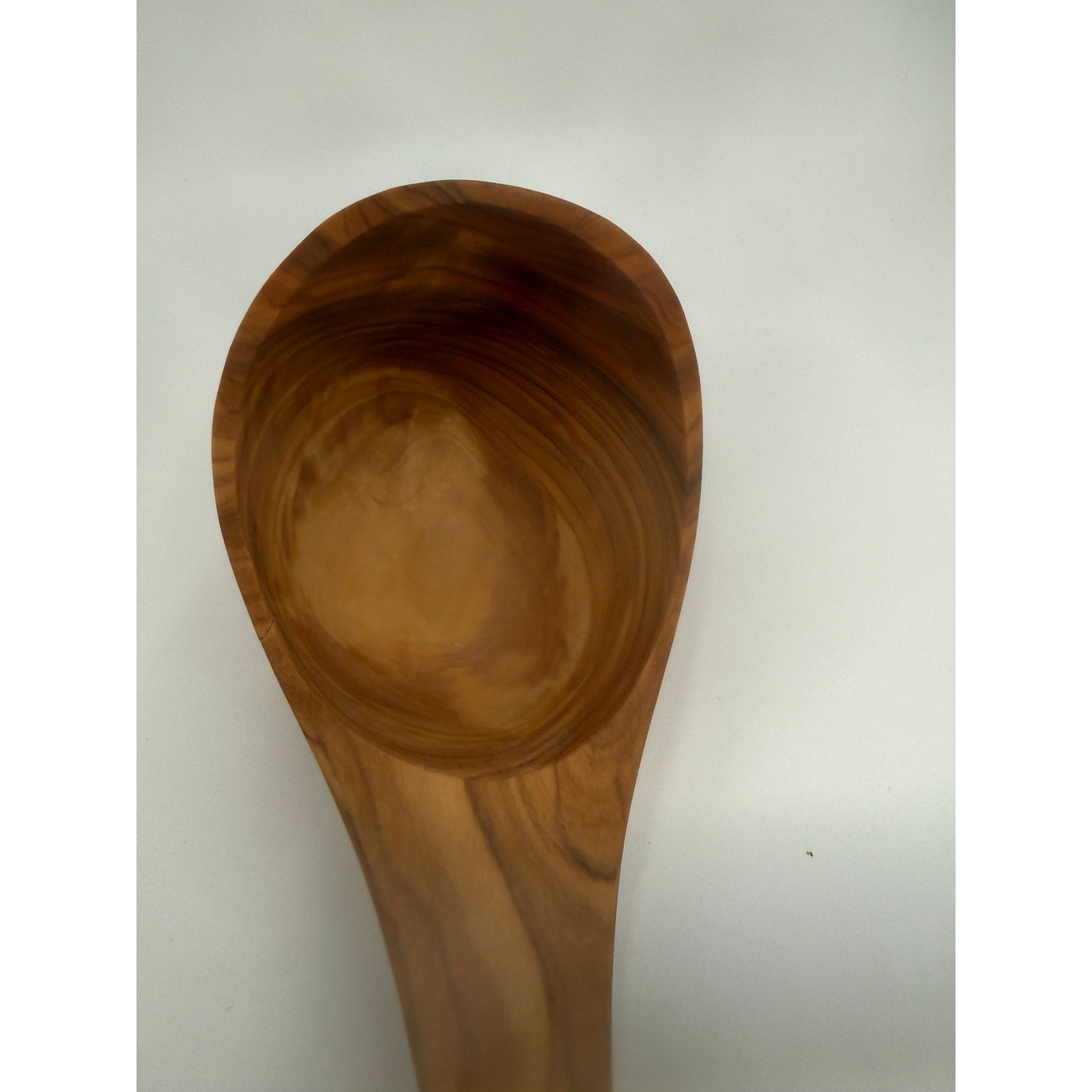 Handmade Olive Wood Kitchen Ladle, 9 or 12 Inch, Food Safe, Durable Utensil