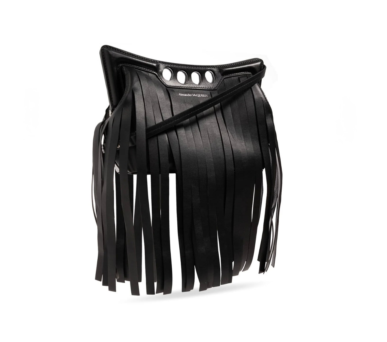 4725 - Alexander McQueen Mini Peak Fringe - NWT