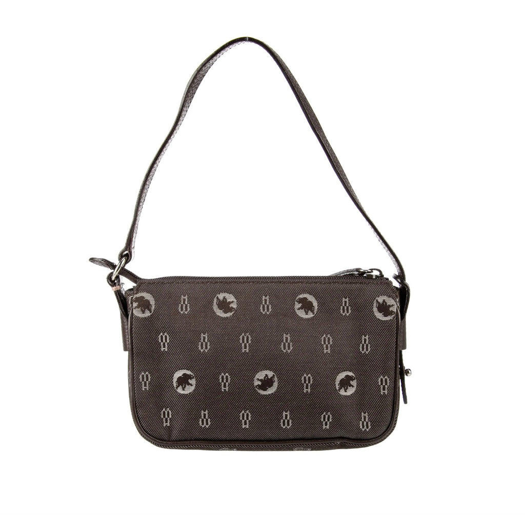 Hunting World Vintage Leather Trim Shoulder Bag