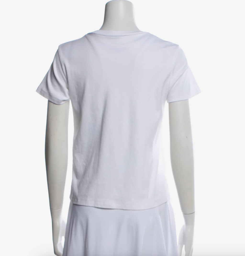 7010 - Alexander McQueen White Skull Tee T-Shirt Size 44