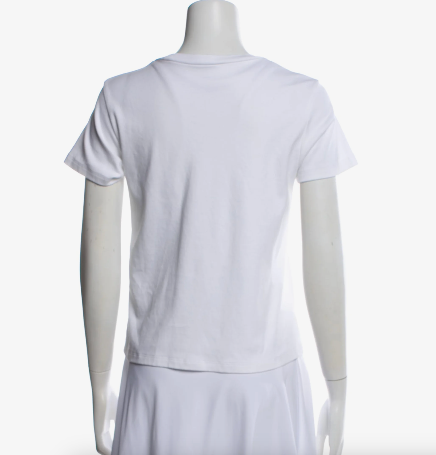 7010 - Alexander McQueen White Skull Tee T-Shirt Size 44