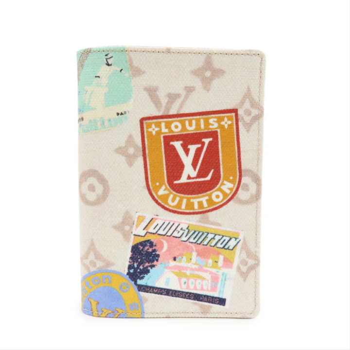 6823 - Louis Vuitton Monogram Canvas Couverture Passport Case Dune