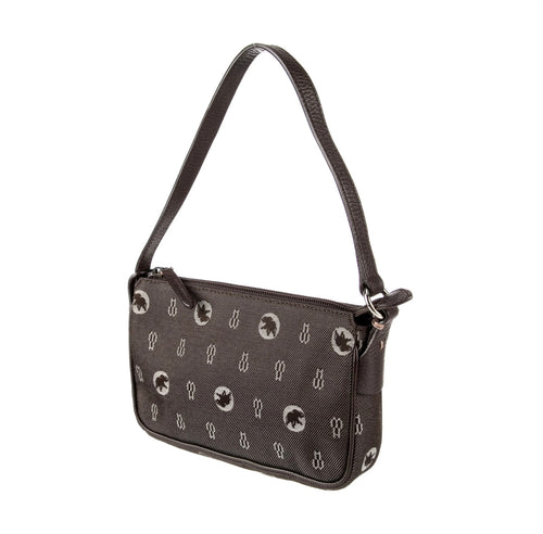 0903 - Hunting World Vintage Leather Trim Shoulder Bag