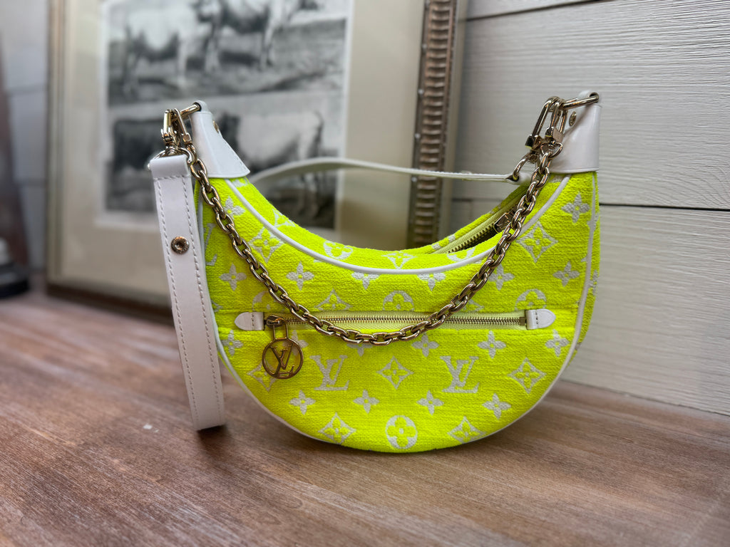Louis Vuitton Match Monogram Velvet Jacquard Loop Handbag