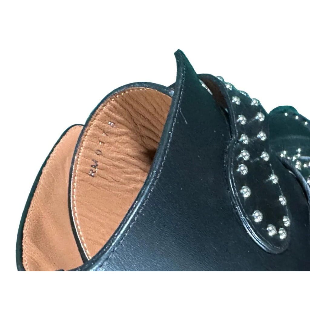 Givenchy Studded Black Leather Boots - Size 41 - VGUC - Givenchy