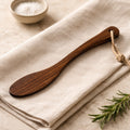 Handmade Walnut Kitchen Spreader Utensil, 6–8 inch, food safe finish, ergonomic handle, butter jam cheese knife