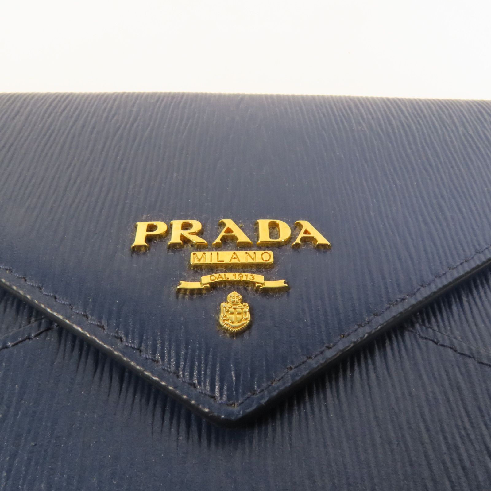 6941 - Prada Envelope Wallet Clutch Blue