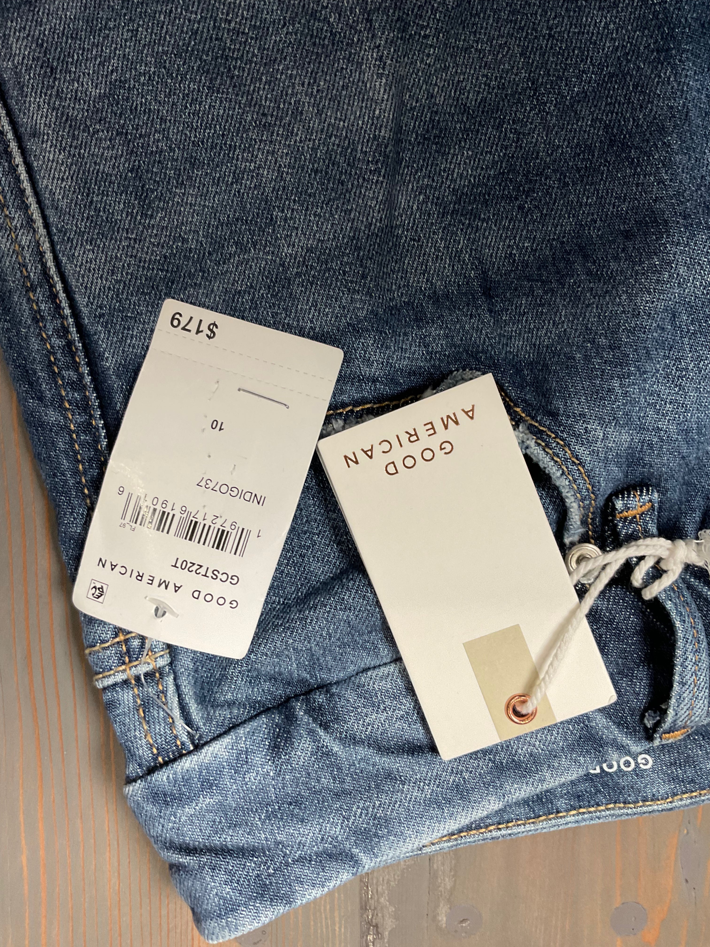 Good American Good Curve Straight Jeans - Size 10 - NWT