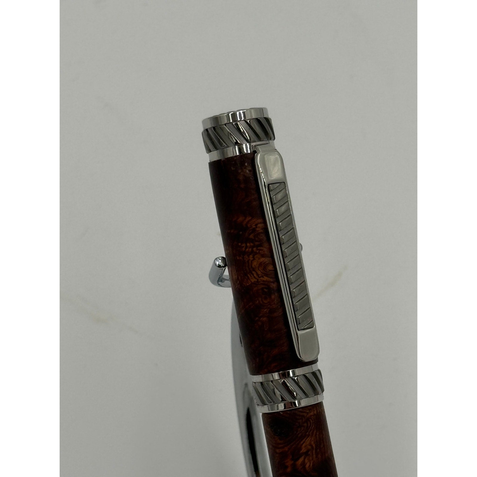 Honduran Rosewood Burl Rollerball Pen, Unique Handmade Pen