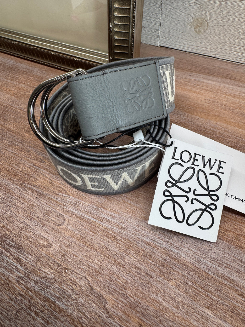 Loewe Canvas Logo Belt - One Size