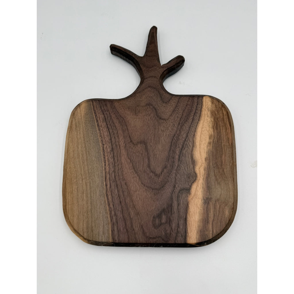Walnut Charcuterie Board Set with Holder, Handcrafted, Three 8x11 Boards, SKU 1560