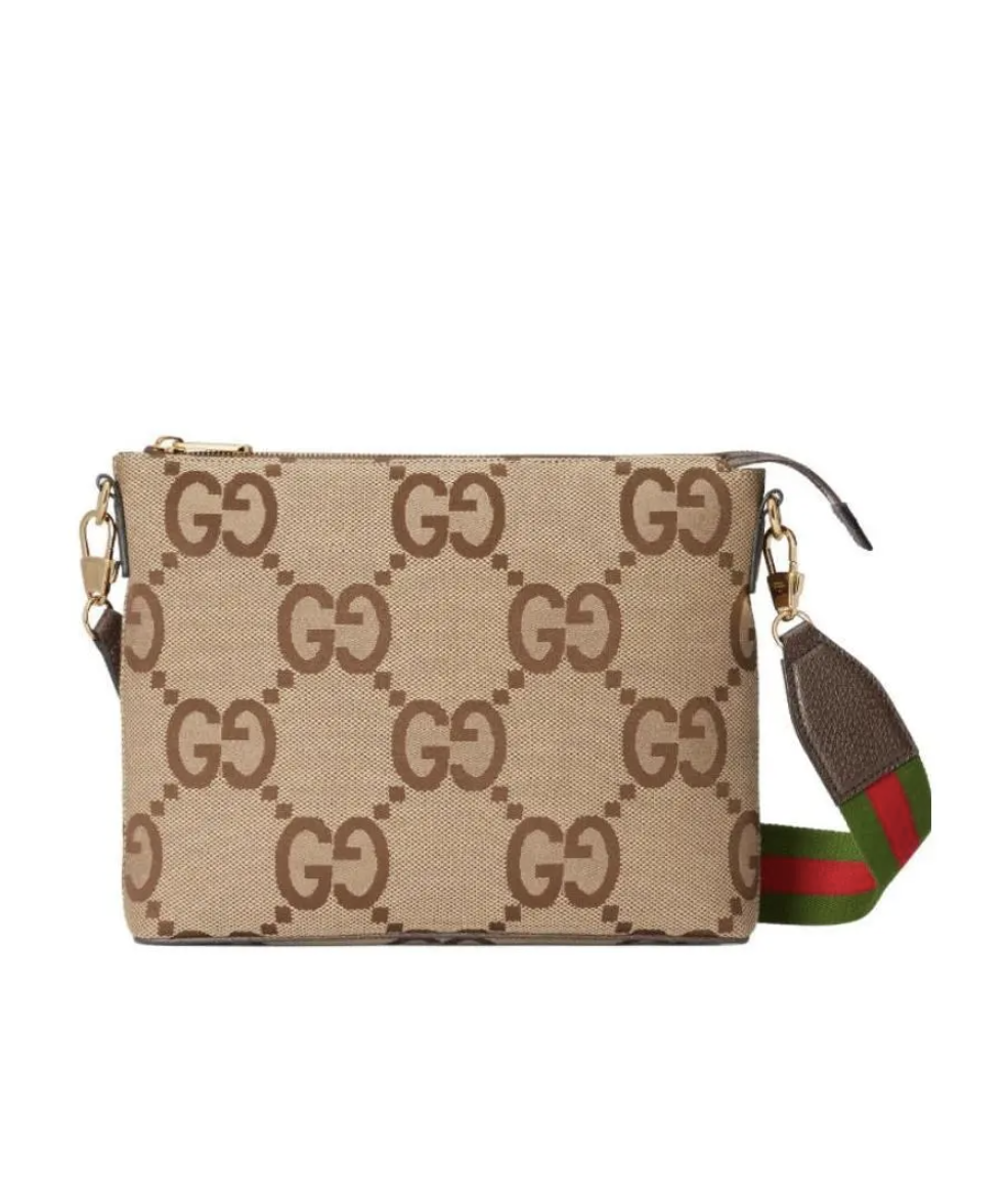 7230 - Gucci Jumbo GG Messenger Bag - NWT