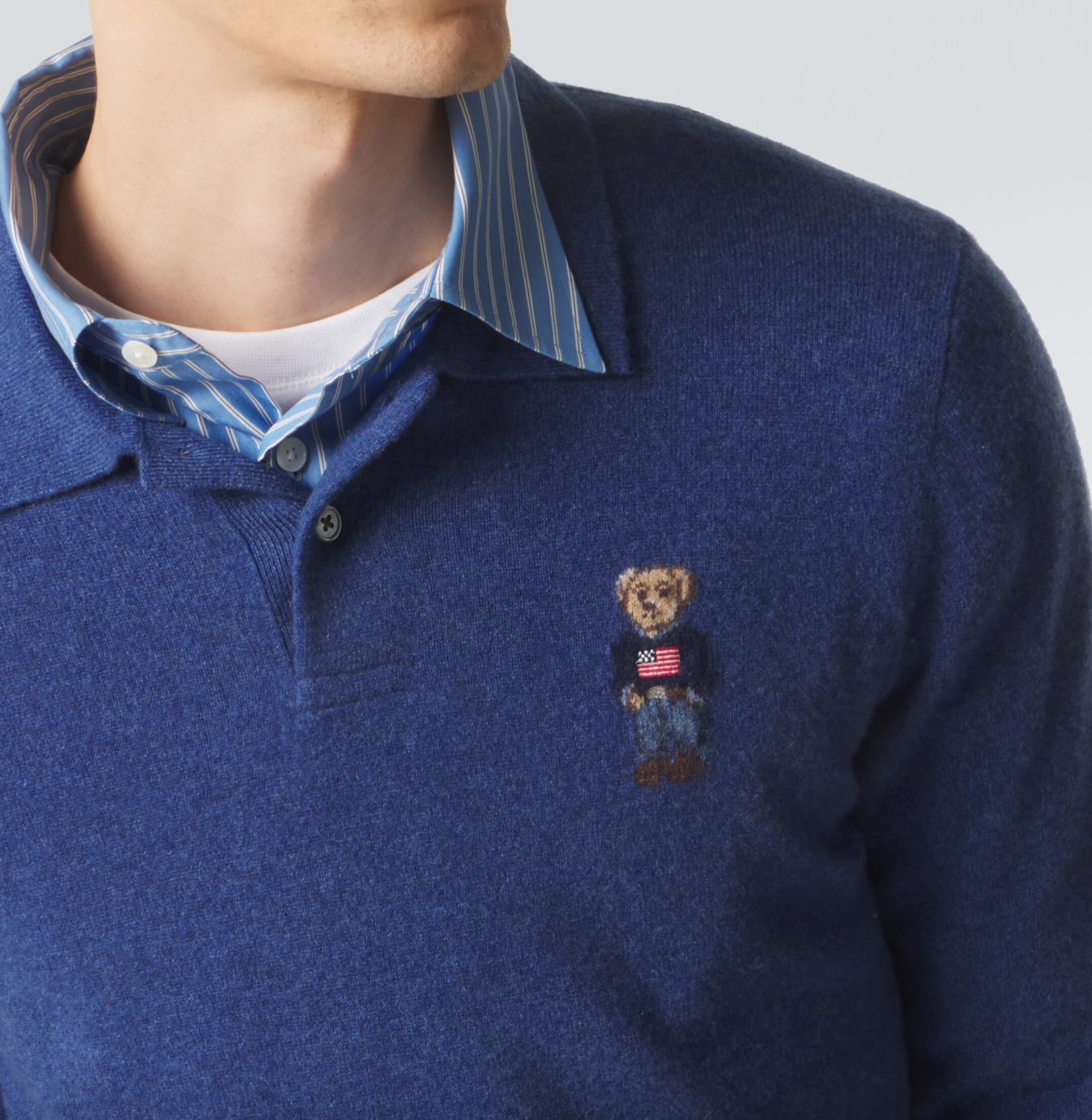 6997 - Polo Ralph Lauren Polo Bear 100% Cashmere Sweater - Unisex Size S - NWT
