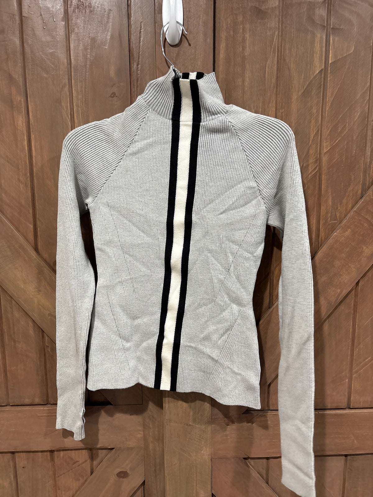 Cordova Soelden Turtleneck Top - Wool Sweatshirt Grey Melange - Medium