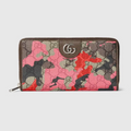 7342 - Gucci Zip-Around Wallet in Red Camouflage GG Coated Canvas - NWT