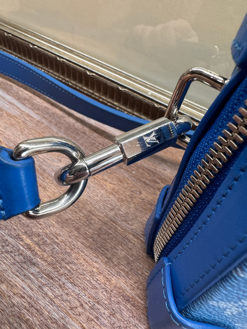 Louis Vuitton Soft Trunk Clouds Blue Handbag