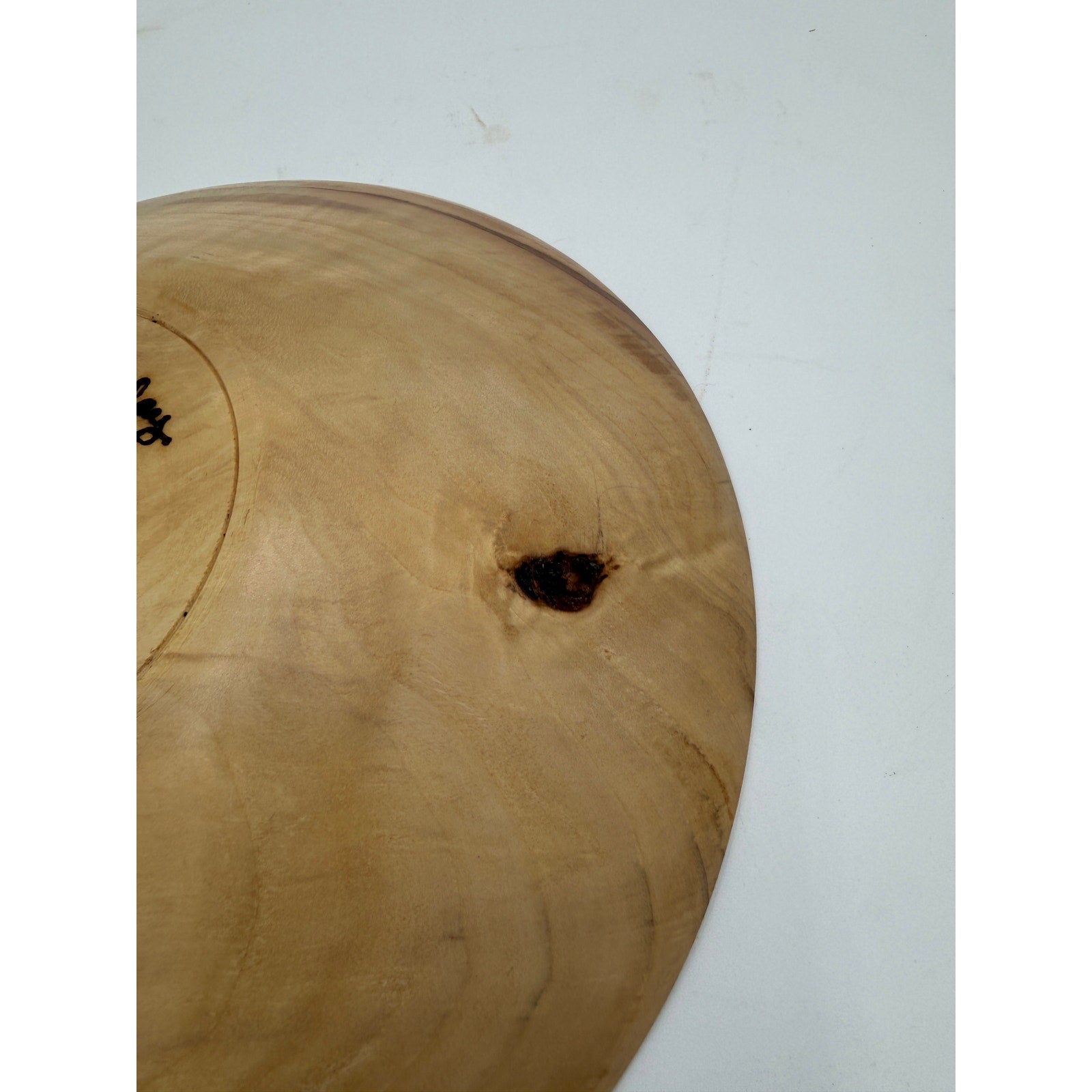 Cottonwood Burl Hand Turned Serving Bowl, 11.25 x 2 in, artisanal wood decor, functional centerpiece, durable finish