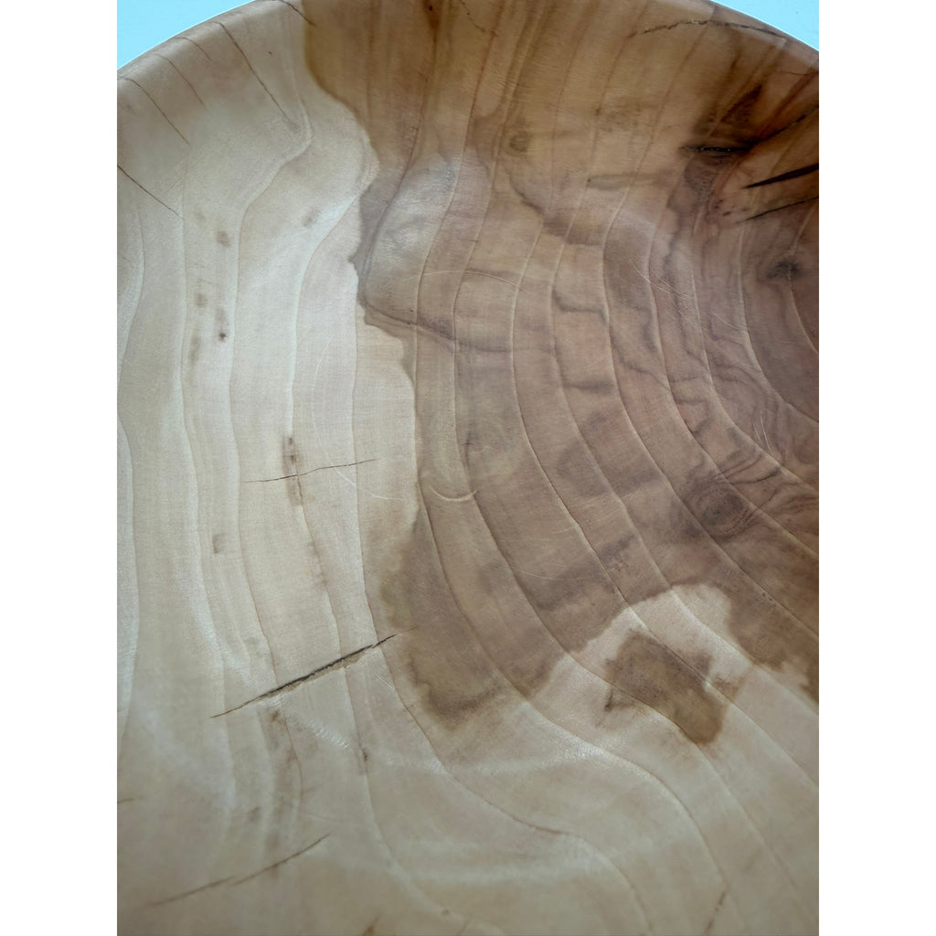Hand Turned Apple Wood Bowl 5.5 x 1.5 Inches, food safe finish, handmade woodturning, decorative or functional, small serving dish