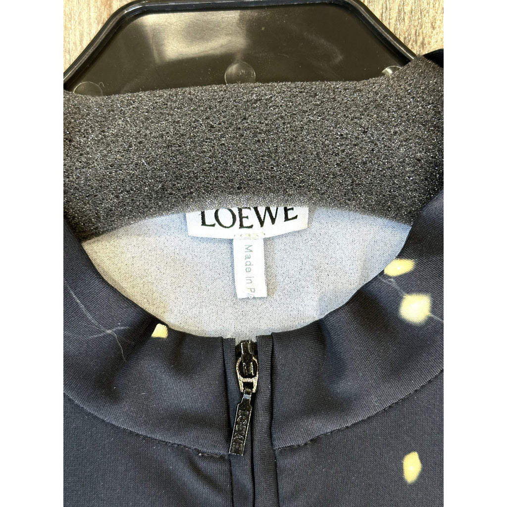 Loewe 2023 slim fit LED light print stretch zip up jacket