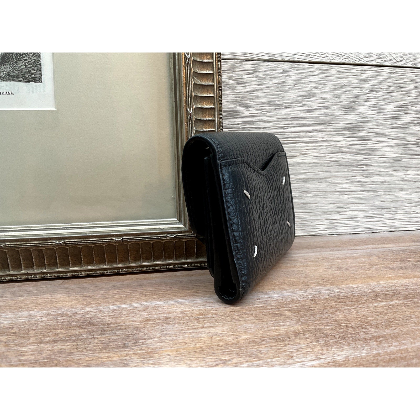 MAISON MARGEILA Black Compact Wallet