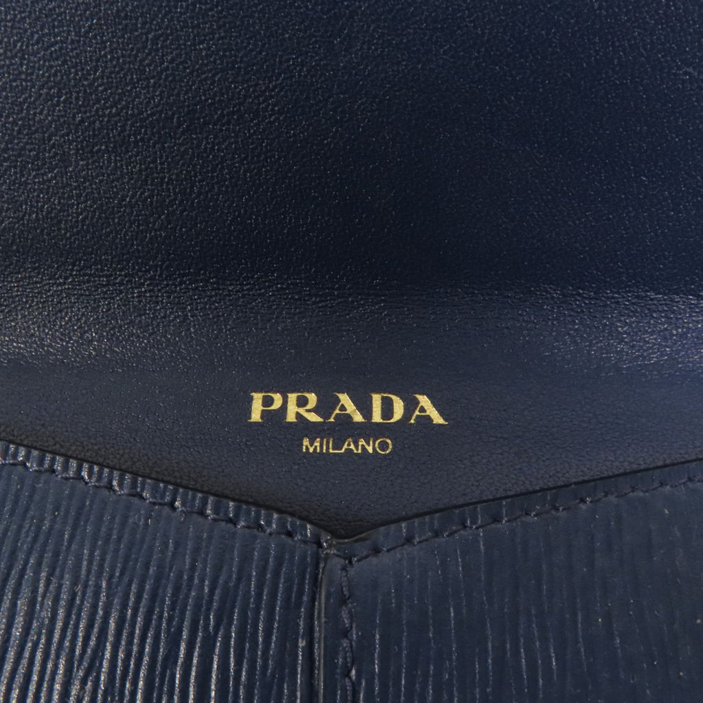 6941 - Prada Envelope Wallet Clutch Blue