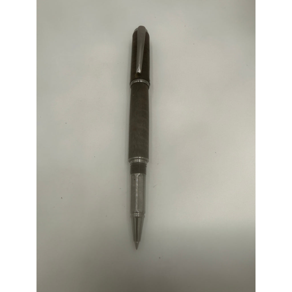 Deluxe Custom Baron Rollerball Pen, Hand Turned Mango Wood, Hand Crafted, SKU 1471
