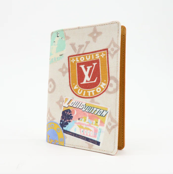 6823 - Louis Vuitton Monogram Canvas Couverture Passport Case Dune